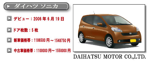 ダイハツ ソニカ